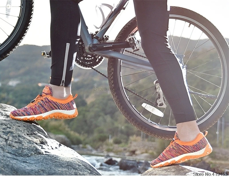 Для велоспорта, для спорта, для катания на велосипеде, MTB дорожный велосипед обувь Для мужчин Для женщин без блокировки дышащая уличная спортивная обувь размер 35-45, D0378