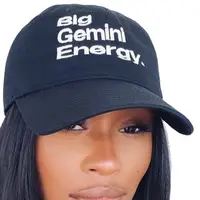 Women's 12 horoscope Baseball Caps Letter Embroidery snapback hat Solid Adult Unisex Cotton adjustable trucker hat Gorros 1