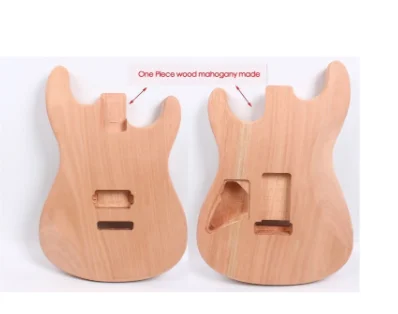 one ST BODY DIY электрогитара тела HH липа гитары тела Замена незавершенный - Цвет: one ST BODY