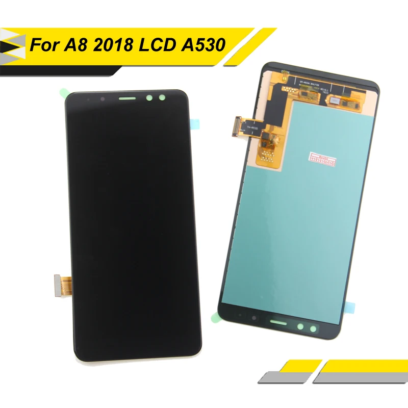 

100% Tested For Samsung A8 lcd A530 2018 touch screen digitizer Assembly A530f A530N replacement repair parts