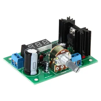 

LM317 AC/DC Adjustable Voltage Regulator Step-down Power Supply Module With LED Display Versatile for DC Board