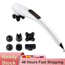 

Back Massager Cordless Electric Percussion Massage portable fitness equipment massageador body dropshipping Massager for neck