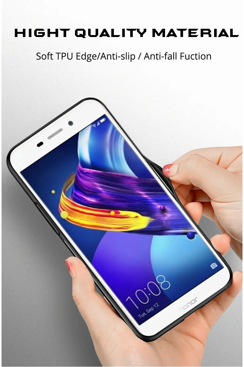 Черные чехлы для телефонов из ТПУ для huawei Y6II ll Y6 2 Чехол Honor 5A Россия мягкий чехол для huawei Y5 Y6 чехол Y6 Prime Y6