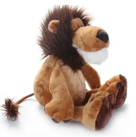 BABIQU 1 шт. 30 см сидя Simba лев Король мультфильм фильм фигурка, плюшевая игрушка мягкая милая кукла животное высокое качество детские подарки - Цвет: 25cm lion