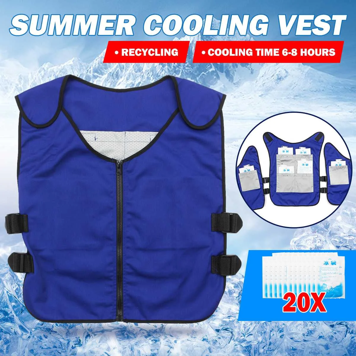 Anti-heat Cooling Vest Waterproof 