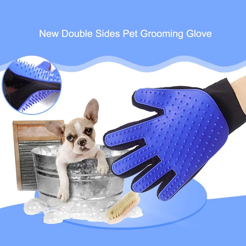 Soft Silicone Cat Grooming Glove For Cats Grooming Brush Pet Grooming Gloves Cat Bath Cleaning Supplies Pet Dog Animal Combs