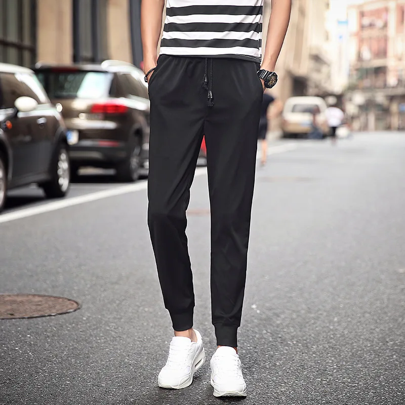 Casual Pants Stretch Black Pants for 
