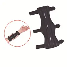 HiMISS защита для рук Защита для предплечья из воловьей кожи оборудование для стрельбы из лука безопасная Регулируемая Защита для стрельбы из лука Аксессуары для обучения