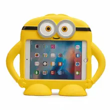 Мультяшный детский безопасный корпус из пены eva для ipad mini 1, 2, 3, 4, 7,9 дюймов чехол для планшета детский противоударный чехол с ручкой+ ручка
