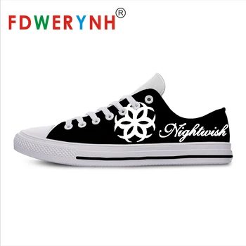 

Nightwish Road Band Most Influential Metal Bands of All Time 3D Pattern Logo Men Shoes Men's Low-top Casual Shoes