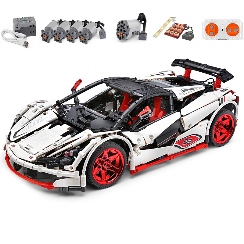 DHL lepinblocks 20086 20087 20001 Technic Race Car Building Blocks Bricks 42083 42056 Christmas Gift Bugatti car Chiron - Цвет: 13067