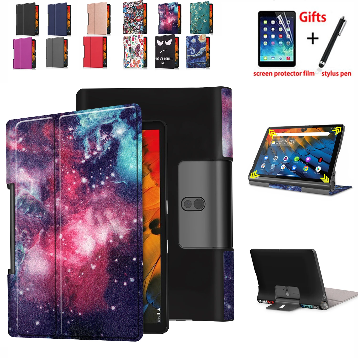 Чехол для Lenovo Yoga Tab5 YT X705 10 1 тонкий складной чехол книжка с подставкой из