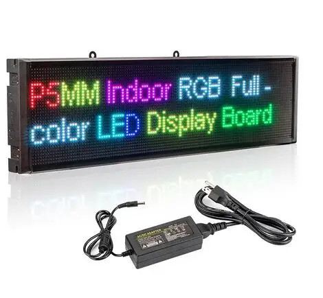 UNTCENT P5 110-220 В WiFi приложение Smd RGB полноцветный модуль светодиодные вывески для помещений shopwindow программируемый экран с прокручивающимся сообщением - Мощность в ваттах: Text display