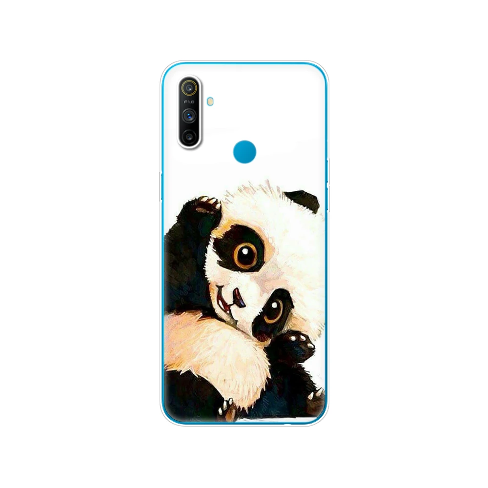 For Realme C3 Case Soft Silicon TPU Back For OPPO Realme C3 Realme c3 Protective Phone Cover Coque Capa Funda 6.5inch cat dog cases for oppo cases Cases For OPPO