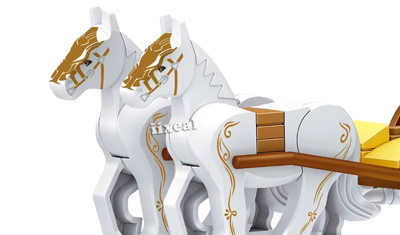 Новые игрушки принцессы совместимые DIY Windsorsed Castle Princess Royal Carriage наборы