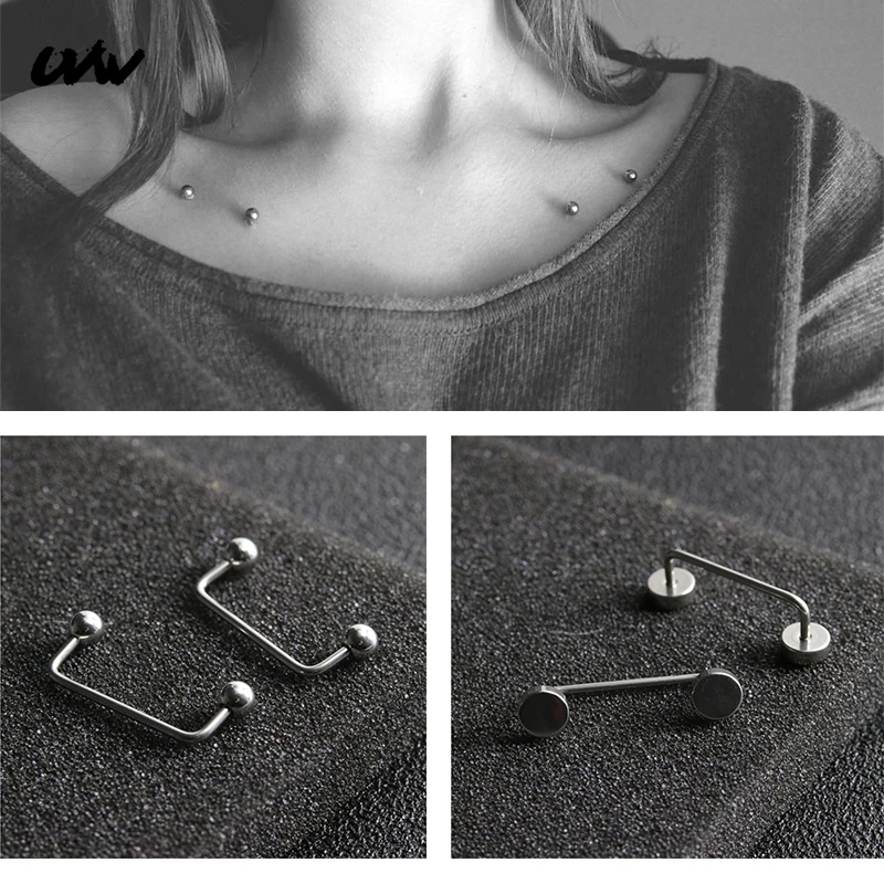 Ювелирные изделия для пирсинга U-образной формы в стиле панк 316L из стали