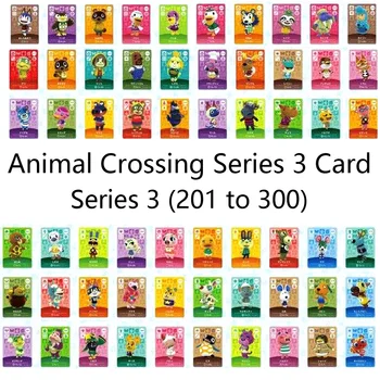 

English version Animal Crossing Card Amiibo locks nfc Card Work for NS Games Series 3 (201 to 300 )