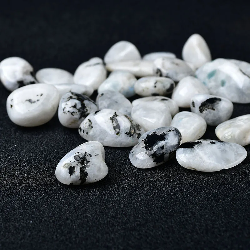 Natural Moonstone Crystal Quartz Gravel Specimen 10-30mm Healing Stone Reiki for Aquarium Home Decor Handmade Diy Gift 2