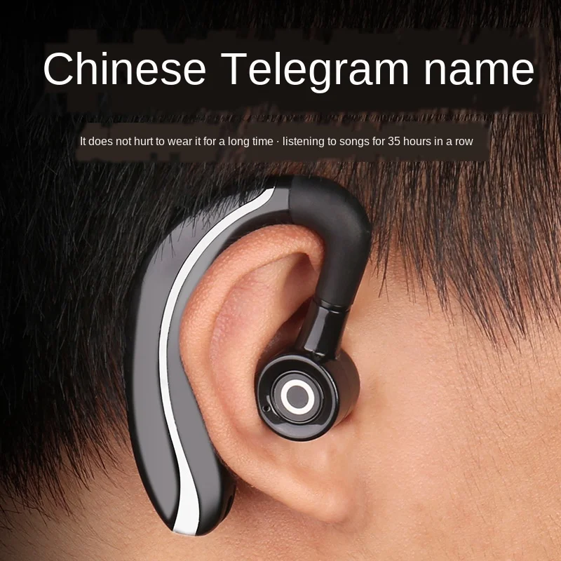 Bluetooth Headset with Microphone Long Standby Earhook 5 0 Wireless Bluetooth Headset Suitable for Android Apple