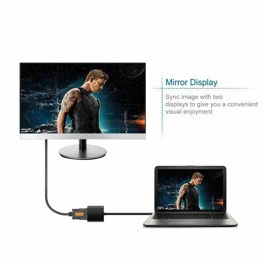 Usb в Vga конвертер Usb 3,0 в Vga Usb в Vga Мужской удлинитель внешняя видео Графическая карта
