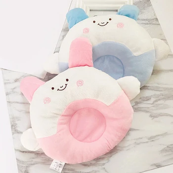 

Baby Prevent Flat Head Pillows Baby Comfortable Sleeping Pillows Cute Calf Design Newborn Velvet Anti Roll Cushion