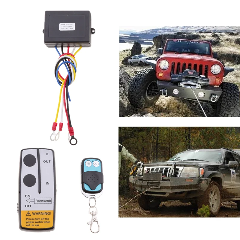 Utv Atv Winch Remote Receiver Switch With Led Indicator 12v Kls205/2