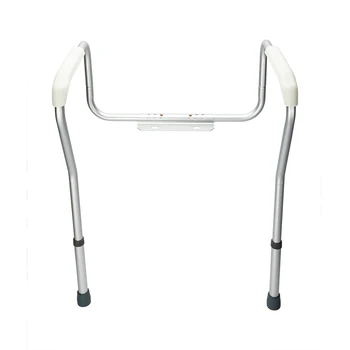 

Toilet Safety Rail with Adjustable Height for Bathroom Safety, Toilet Assist, and Grab Bar