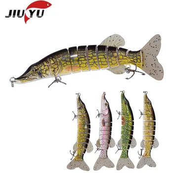

fly tying Sinking Wobblers Fishing Lures 20cm 70g 8 Multi Jointed Swimbait Hard Artificial Bait Pike/Bass Fishing Lure Crankbait