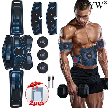 

Abdominal Muscle Stimulator Trainer Smart Fitness Abdominal Training Electric Weight Loss Stickers Body Slimming Belt Unisex
