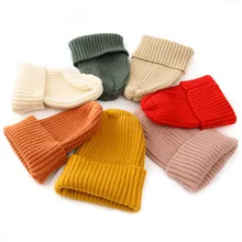  Winter Caps Women's Skullies Beanies For Girl Wholesale Hat Female Unisex Cotton Solid Warm Soft Knitted Hats Men FD36577551 
