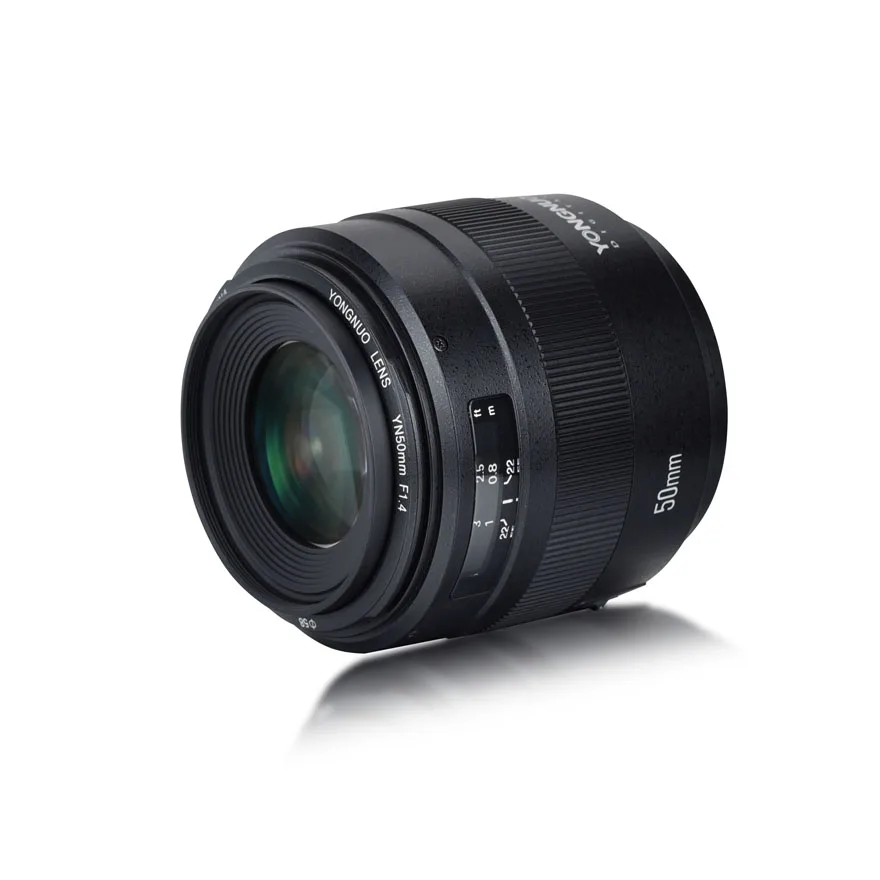 Стандартный основной объектив YONGNUO YN 50 мм F1.4N F1.4 E AF/MF для Nikon D7500 D7200 D7100 D7000 D5600 D5500 D5300