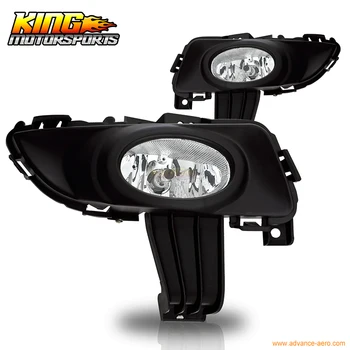 

Fit For 03 04 05 Mazda 3 4 Dr Sedan OE Fog Lights Clear Wiring Kit Included USA Domestic Free Shipping