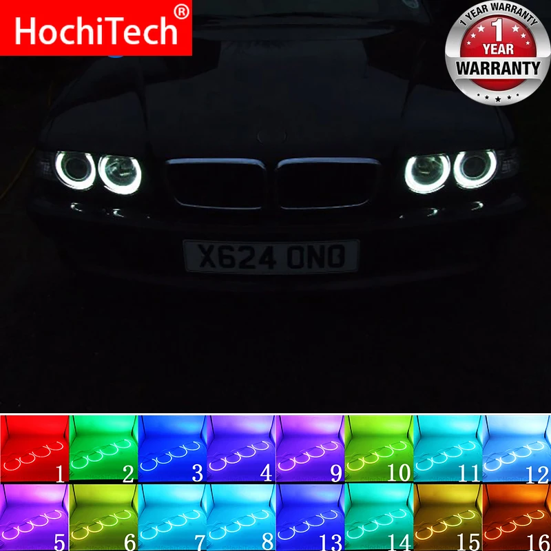 Новинка для BMW 7 серии E38 1994 2001 аксессуары фар многоцветный RGB светодиодный