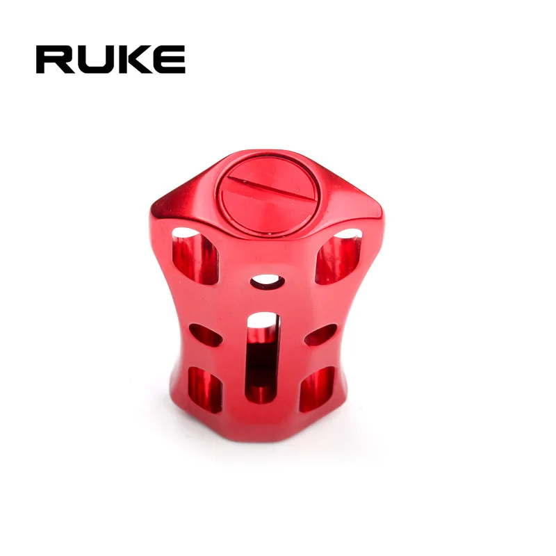 RUKE 1pc Fishing Reel Handle Knob Alloy Aluminum Materails 6.8g/pc DIY Accessory Include 2pcs Bearings Suit D/S Reel DIY Accesso