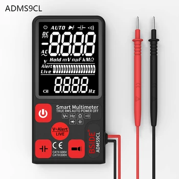 

Portable Digital Multimeter 3.5" Large LCD Display Voltmeter DMM AC DC Voltage NCV Ohm Hz Tester BSIDE ADM S9CL Dropshipping
