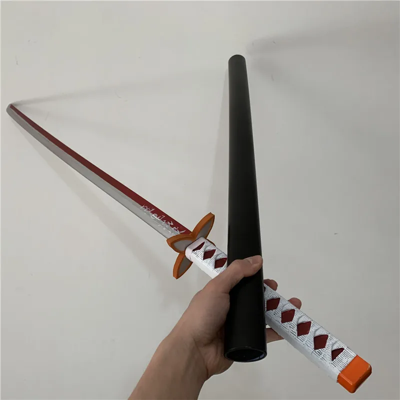 104 см киметасу no Yaiba меч оружие убийца демонов Tanjirou Kochou Shinobu косплей 1:1 нож ниндзя