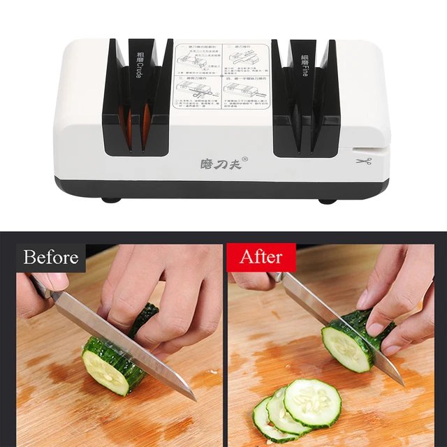 Multifunction Electric Knife Sharpener Motorized Kitchen Knife Grinder  Sharpening Stone Automatic Knife Ginder Accessories New - AliExpress