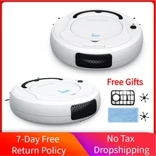 

Intelligent Sweeping Robot 3-In-1 Silent Strong Suction Auto Vacuum Cleaner Smart Home Clean Dry/Wet Floor + Free Replace Parts