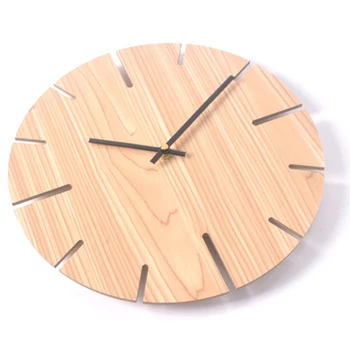 

Scale 3D Wall Clock Simple Modern Design Kitchen Decoration Hanging Clock Wooden Wall Watch Home Decor 12 inch