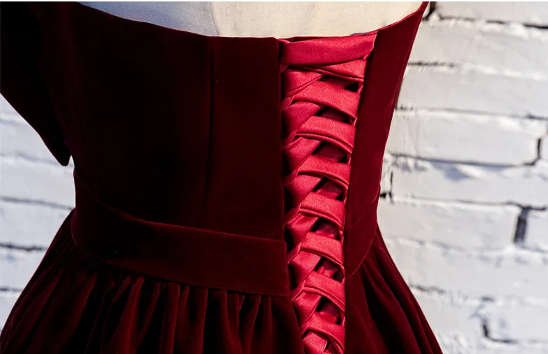 Высокое качество вырез сердечком с бантом вечернее платье темно-красное ТРАПЕЦИЕВИДНОЕ платье для выпускного вечера Длинные Элегантные Выпускные платья Robe De Soiree