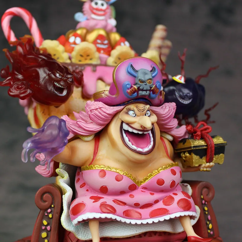 24 см Аниме Фигурки игрушки one piece GK Charlotte Linlin большая мама фигурка большая мама цельная модель игрушки фигурка куклы