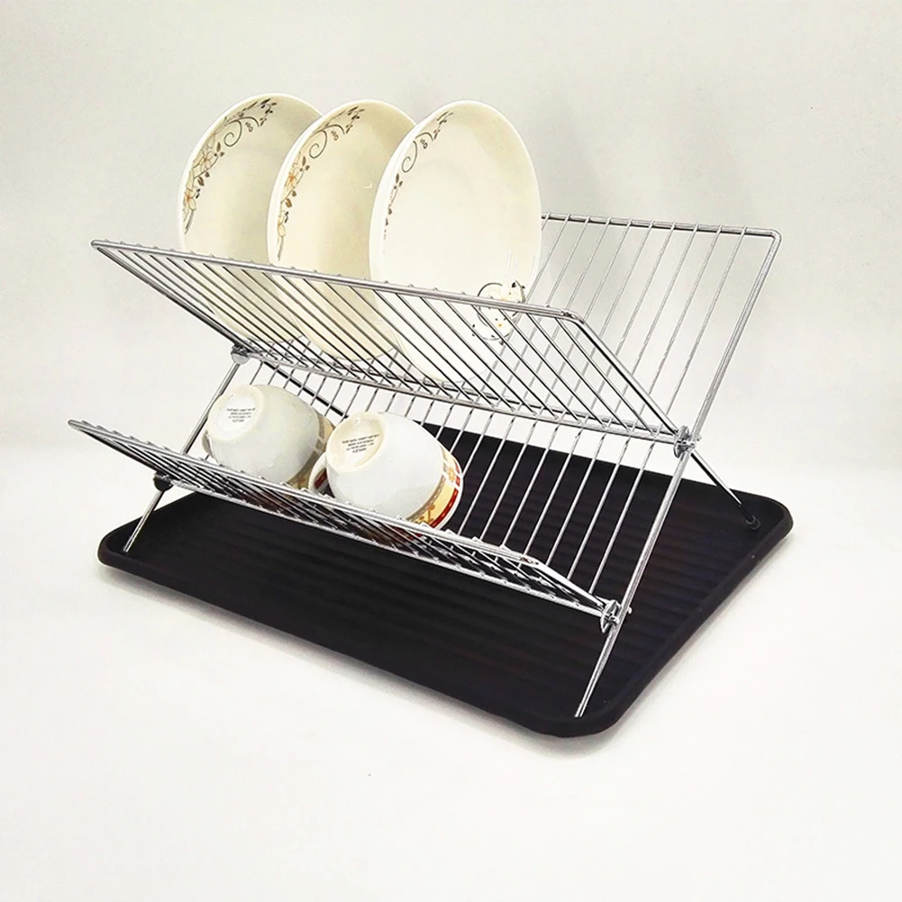Кухонная Складная полка кухонная тарелка полка хранение на кухне шкафчик кронштейн для сушки посуды держатель для кухонных приборов коробка для хранения