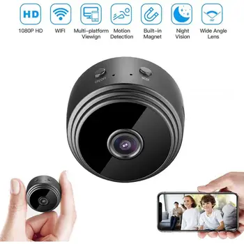 

1080P HD IP Mini Camera Wireless Wifi Security Remote Control Surveillance Night Vision Hidden Mobile Detection Camera