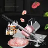 Household Small meat slicer Mutton roll slicer stainless steel Manual Frozen cut beef roll machine Fruit and vegetable Slicer 5