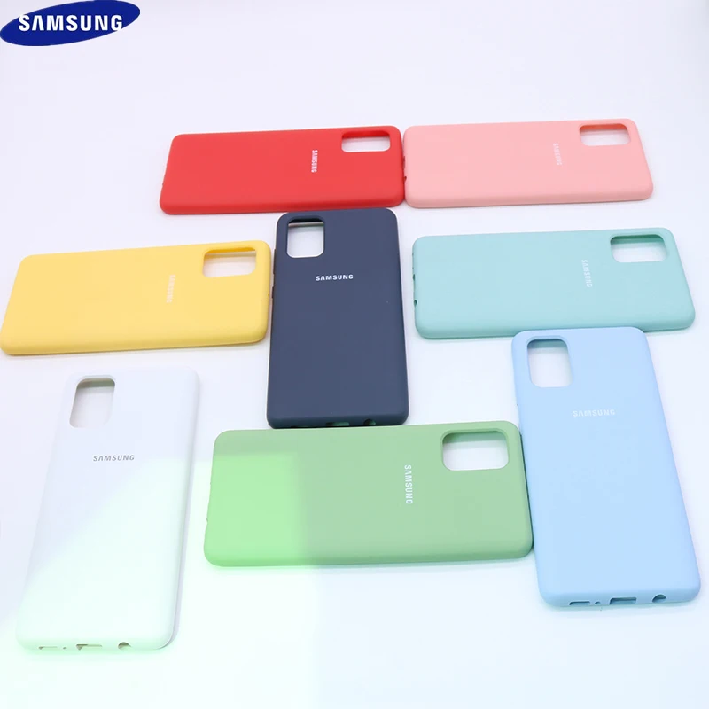 Чехол закрытый для Samsung Galaxy A71 A51 силиконовый мягкий на ощупь чехол с закрытой
