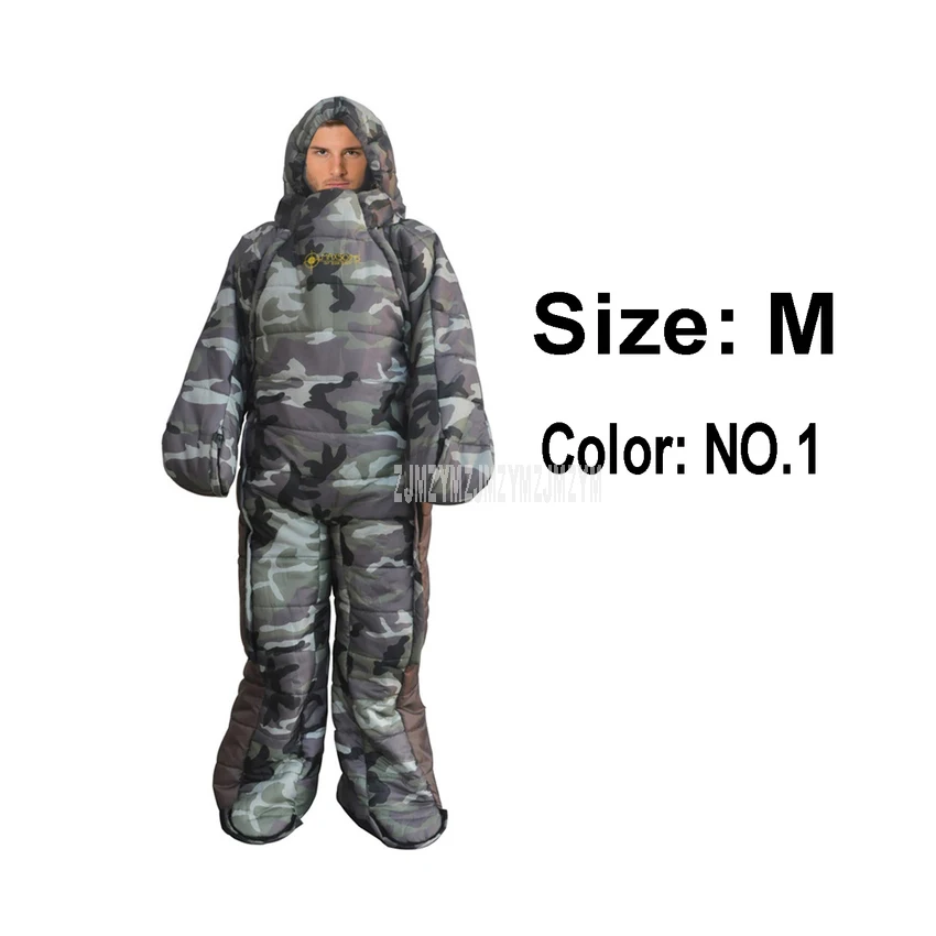 NO.1 Color M Size Взрослый переносной спальный мешок для больниц, Ночная одежда для сна, теплый спальный мешок для путешествий на открытом воздухе, походов, походов, прогулок - Цвет: NO.1 Color M Size