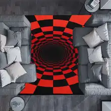 Ковер в скандинавском стиле, современный минималистичный 3D принт, мягкие ковры, Противоскользящие коврики, коврики для компьютерного стула, напольный коврик для детской комнаты, домашний декор