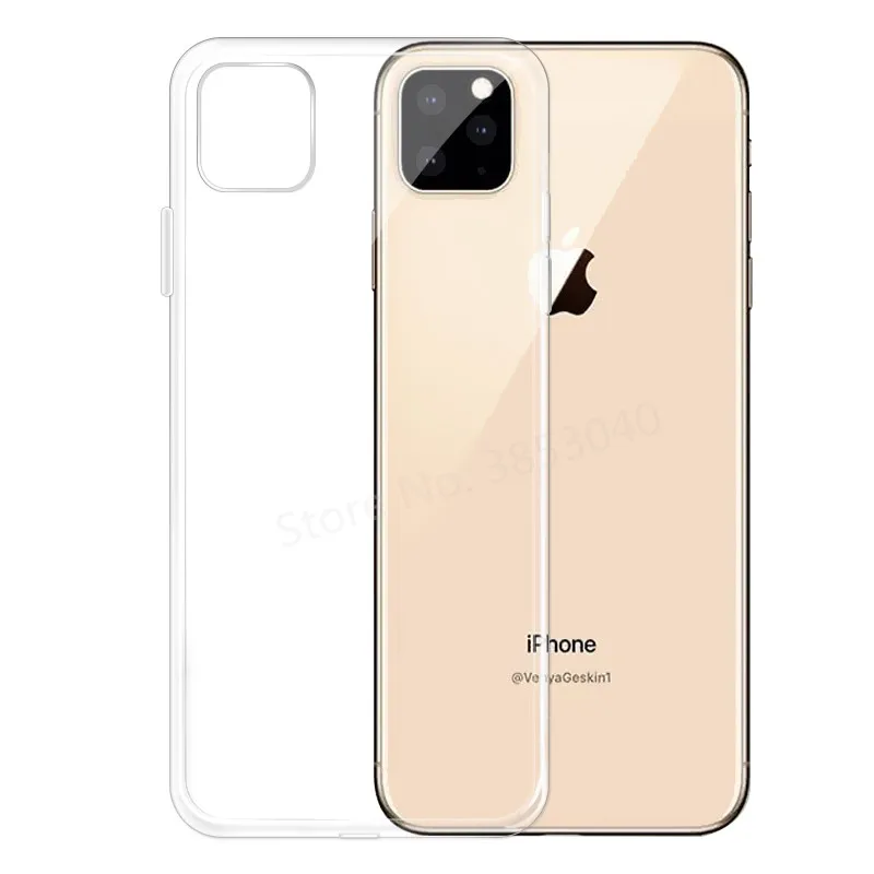 

Clear Case For Funda iPhone 11 Pro Max 2019 Transparent TPU Soft Case For Apple iPhone 6 7 8 plus 5 XR X XS Max Phone Case Cover