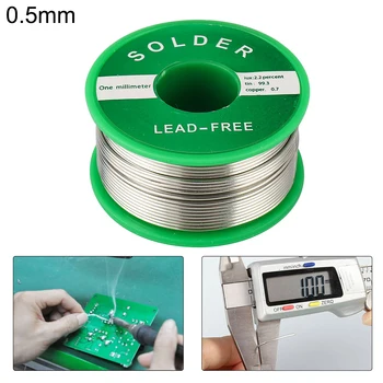 

0.5/0.6/0.8/1/1.2MM Solder Tin Wire With Flux Solder Iron Soldering Wire Roll For Electronic Engineering Circuit Welding