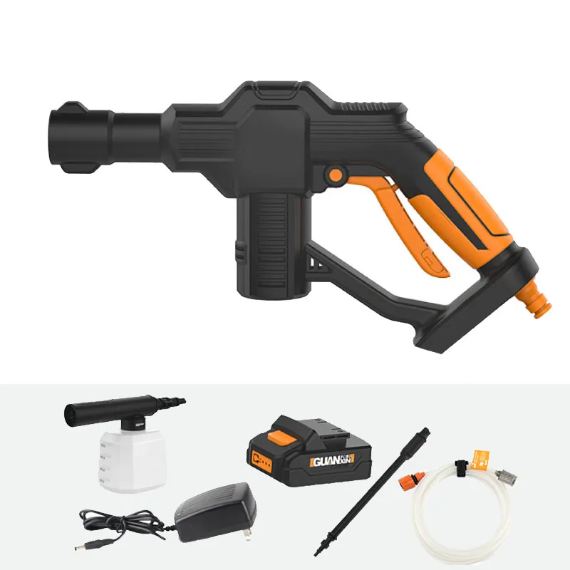 

12V Wireless 0.9MPa Electric Car Washer High Pressure Automobiles Foam Water Gun with Adjustable Nozzle Easy Operation